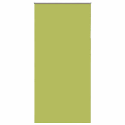 Roller Blind Blackout Leaves Green 110x210 cm Fabric Width 105.7 cm Polyester
