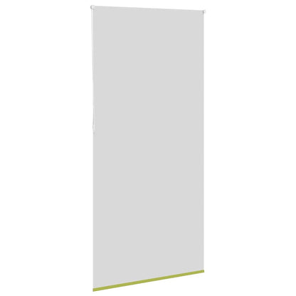 Roller Blind Blackout Leaves Green 115x210 cm Fabric Width 110.7 cm Polyester