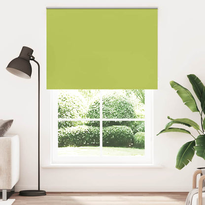 Roller Blind Blackout Leaves Green 145x210 cm Fabric Width 141.6 cm Polyester