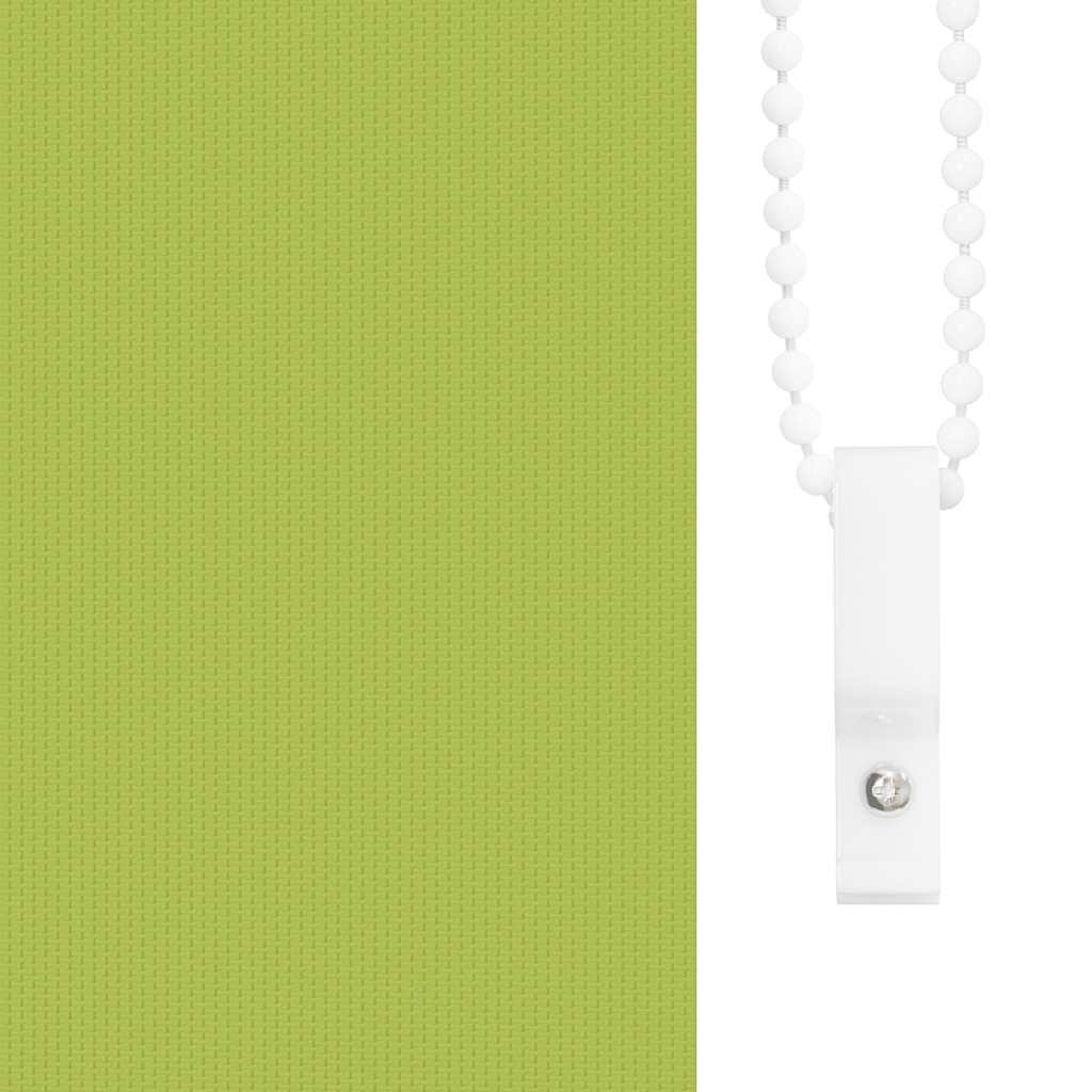 Roller Blind Blackout Leaves Green 145x210 cm Fabric Width 141.6 cm Polyester