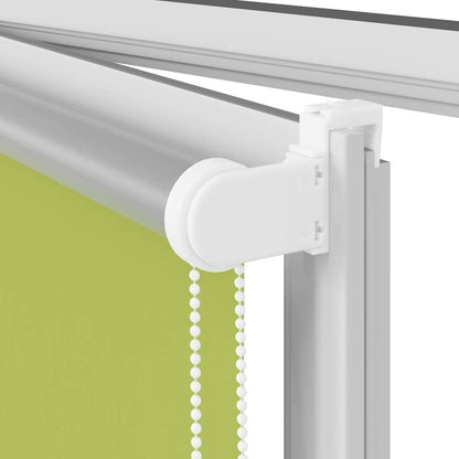 Roller Blind Blackout Leaves Green 150x210 cm Fabric Width 146.6 cm Polyester