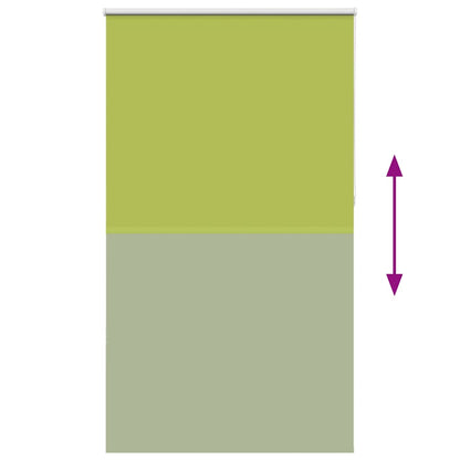 Roller Blind Blackout Leaves Green 135x230 cm Fabric Width 131.6 cm Polyester