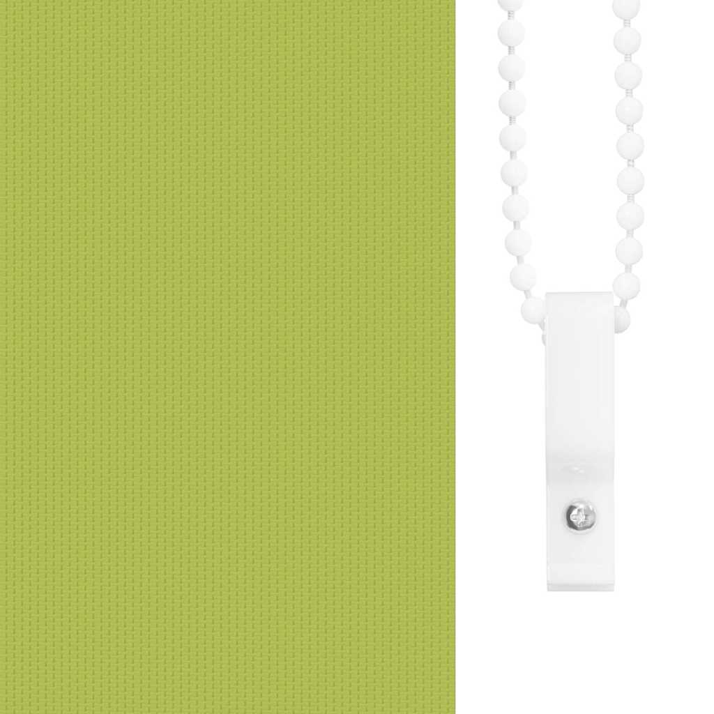 Roller Blind Blackout Leaves Green 135x230 cm Fabric Width 131.6 cm Polyester