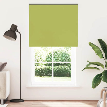 Roller Blind Blackout Leaves Green 140x230 cm Fabric Width 136.6 cm Polyester
