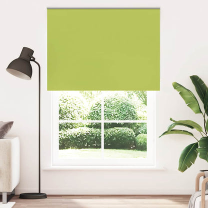 Roller Blind Blackout Leaves Green 145x230 cm Fabric Width 141.6 cm Polyester