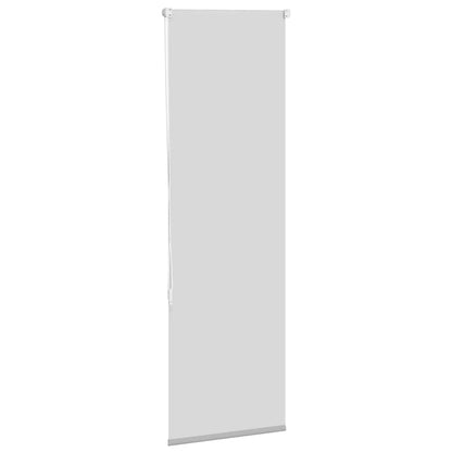 Roller Blind Blackout Light Grey 40x130 cm Fabric Width 35.7 cm Polyester
