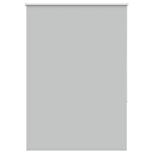 Roller Blind Blackout Light Grey 110x130 cm Fabric Width 105.7 cm Polyester