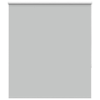 Roller Blind Blackout Light Grey 130x130 cm Fabric Width 126.6 cm Polyester