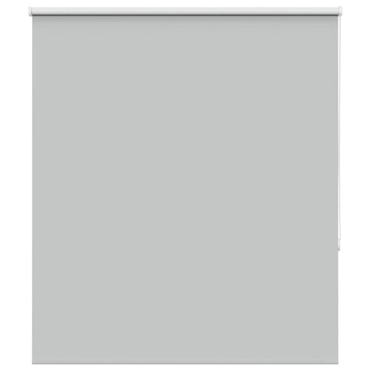 Roller Blind Blackout Light Grey 135x130 cm Fabric Width 131.6 cm Polyester