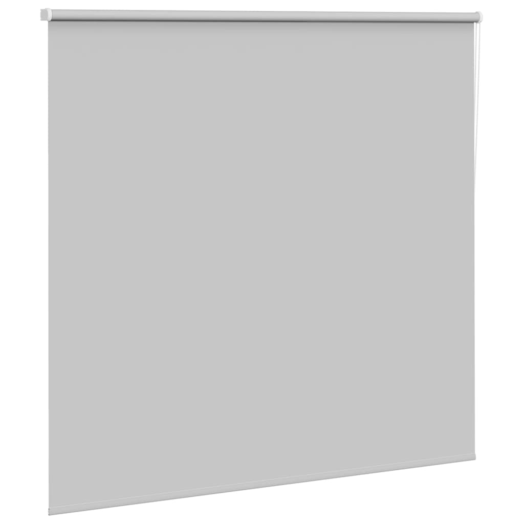 Roller Blind Blackout Light Grey 165x130 cm Fabric Width 161.6 cm Polyester