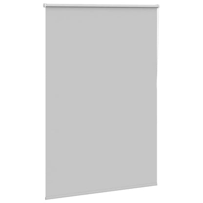 Roller Blind Blackout Light Grey 115x150 cm Fabric Width 110.7 cm Polyester