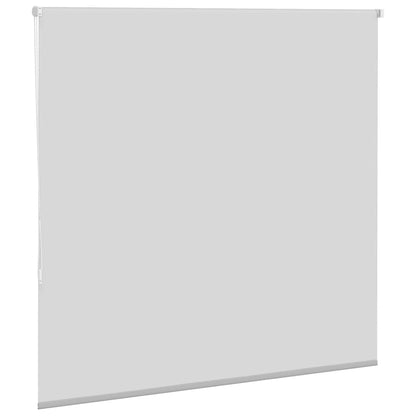 Roller Blind Blackout Light Grey 150x150 cm Fabric Width 146.6 cm Polyester