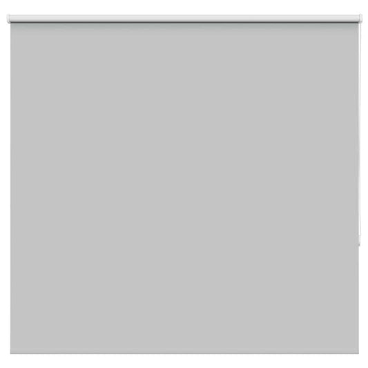Roller Blind Blackout Light Grey 165x150 cm Fabric Width 161.6 cm Polyester