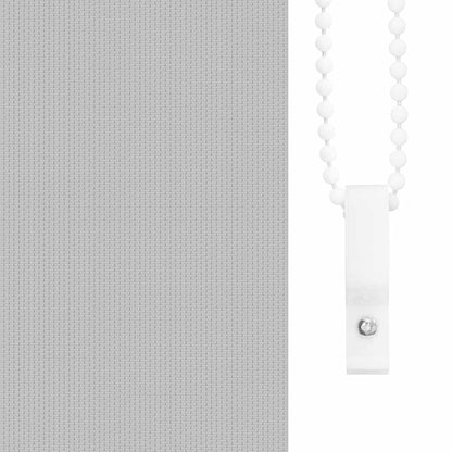 Roller Blind Blackout Light Grey 80x175 cm Fabric Width 75.7 cm Polyester
