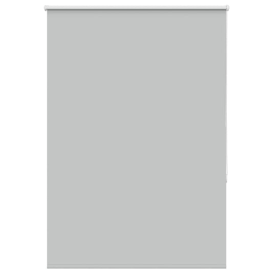 Roller Blind Blackout Light Grey 90x175 cm Fabric Width 85.7 cm Polyester