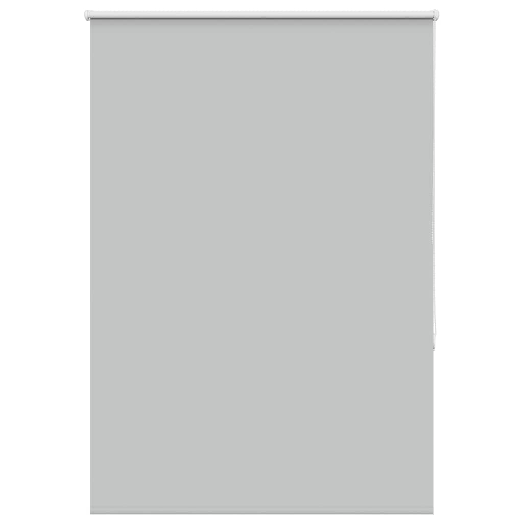 Roller Blind Blackout Light Grey 100x175 cm Fabric Width 95,7 cm Polyester