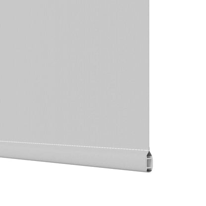 Roller Blind Blackout Light Grey 100x175 cm Fabric Width 95,7 cm Polyester