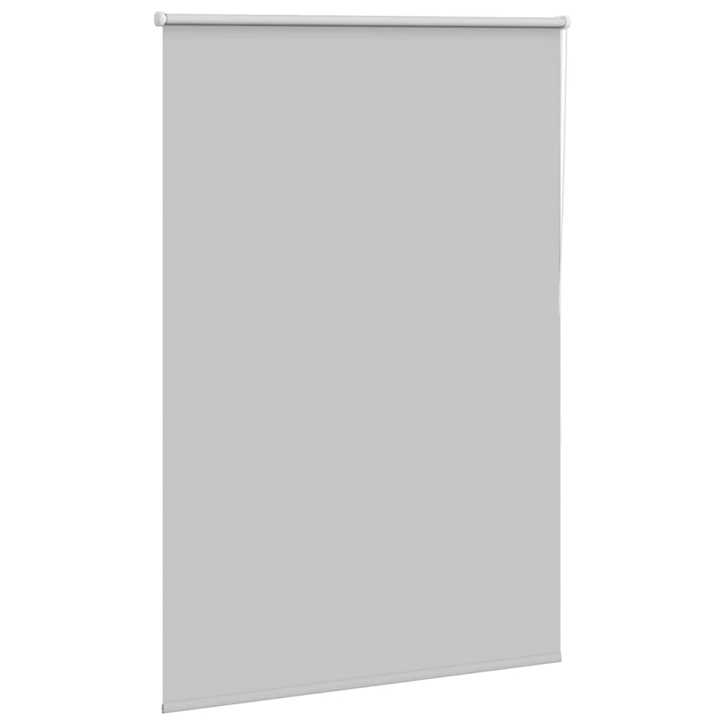 Roller Blind Blackout Light Grey 100x175 cm Fabric Width 95,7 cm Polyester