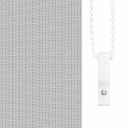 Roller Blind Blackout Light Grey 100x175 cm Fabric Width 95,7 cm Polyester
