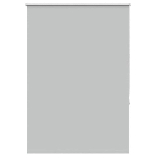 Roller Blind Blackout Light Grey 105x175 cm Fabric Width 100.7 cm Polyester