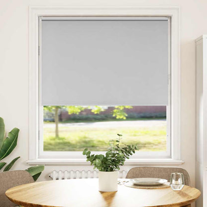 Roller Blind Blackout Light Grey 115x175 cm Fabric Width 110.7 cm Polyester