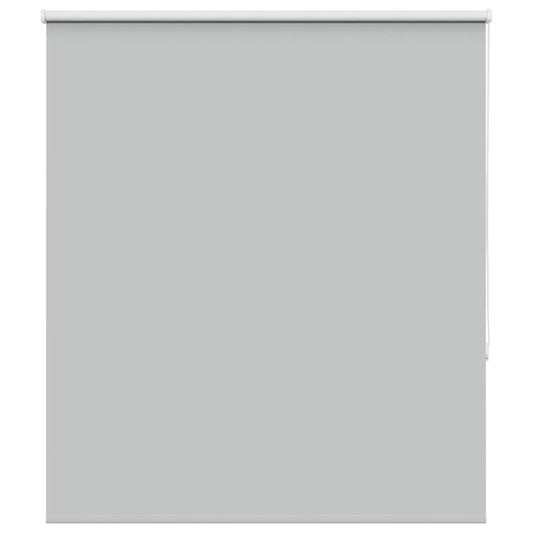 Roller Blind Blackout Light Grey 130x175 cm Fabric Width 126.6 cm Polyester
