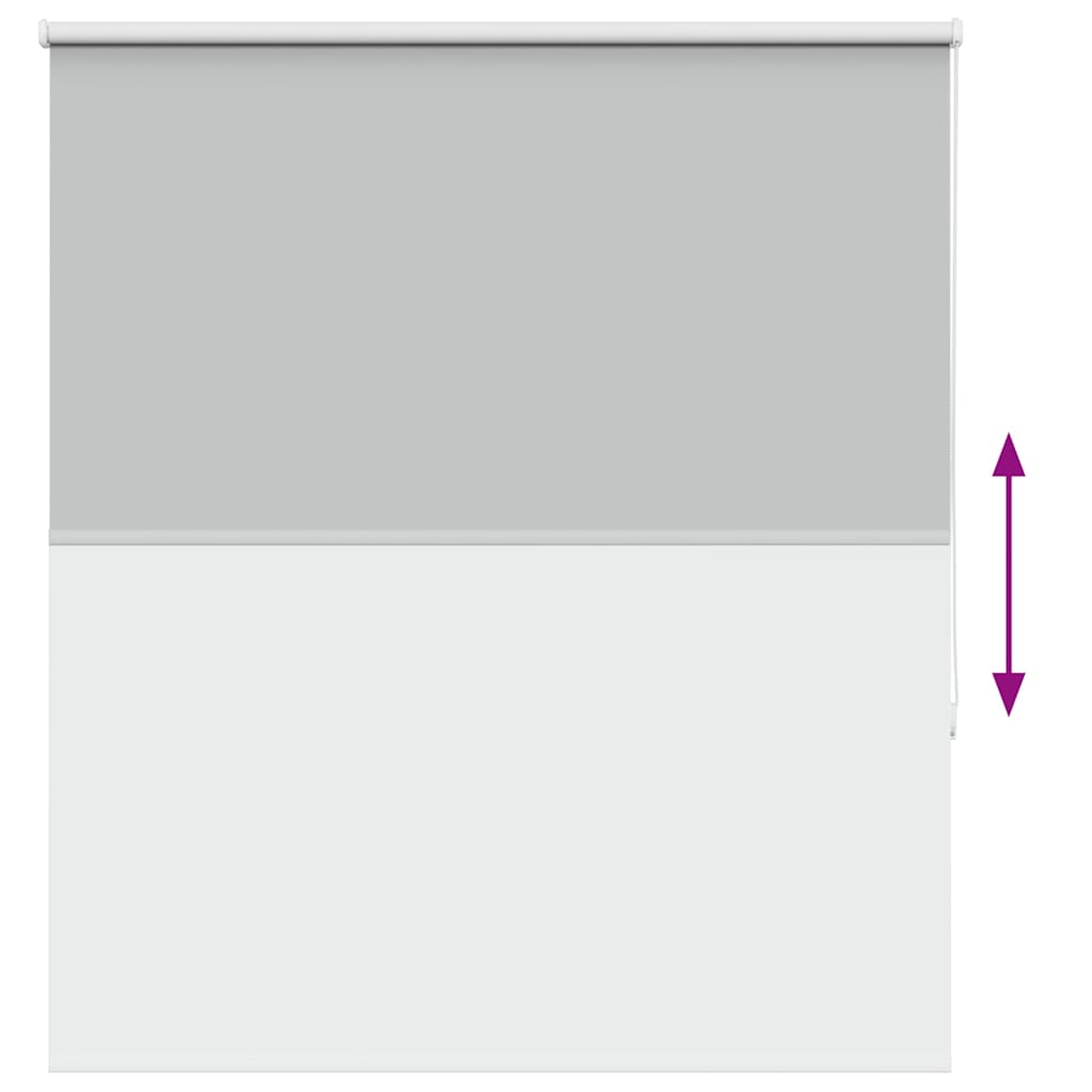 Roller Blind Blackout Light Grey 135x175 cm Fabric Width 131.6 cm Polyester