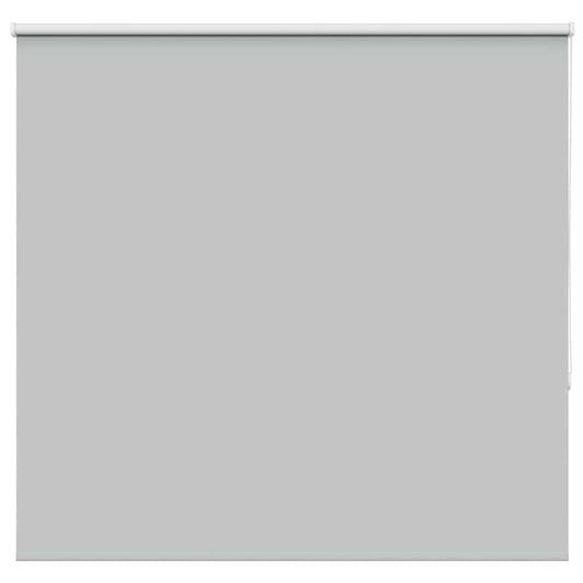Roller Blind Blackout Light Grey 160x175 cm Fabric Width 156.6 cm Polyester