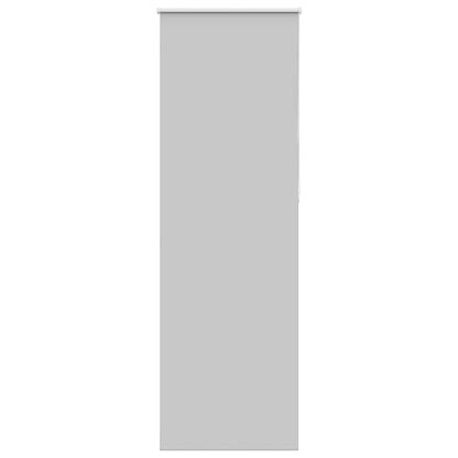 Roller Blind Blackout Light Grey 80x210 cm Fabric Width 75.7 cm Polyester
