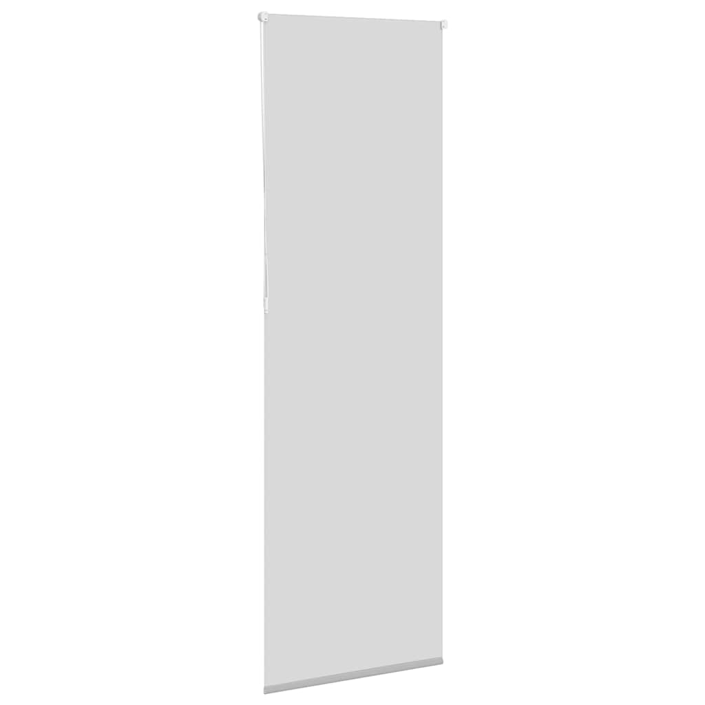 Roller Blind Blackout Light Grey 80x210 cm Fabric Width 75.7 cm Polyester