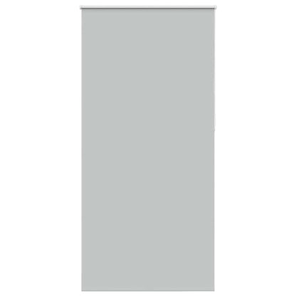 Roller Blind Blackout Light Grey 100x210 cm Fabric Width 95.7 cm Polyester