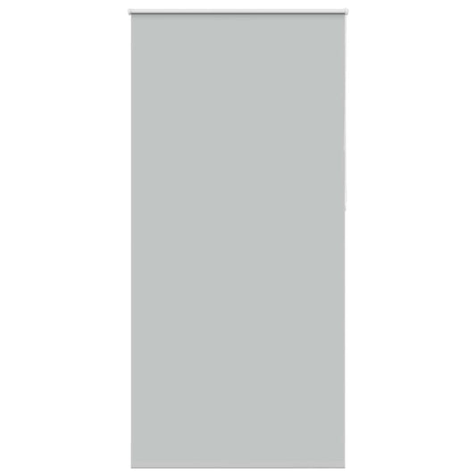 Roller Blind Blackout Light Grey 105x210 cm Fabric Width 100.7 cm Polyester
