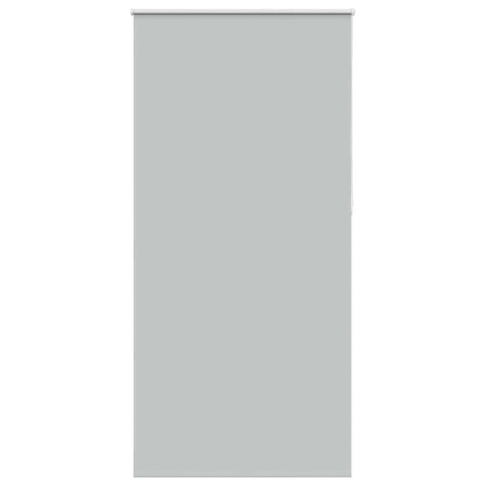 Roller Blind Blackout Light Grey 90x230 cm Fabric Width 85.7 cm Polyester