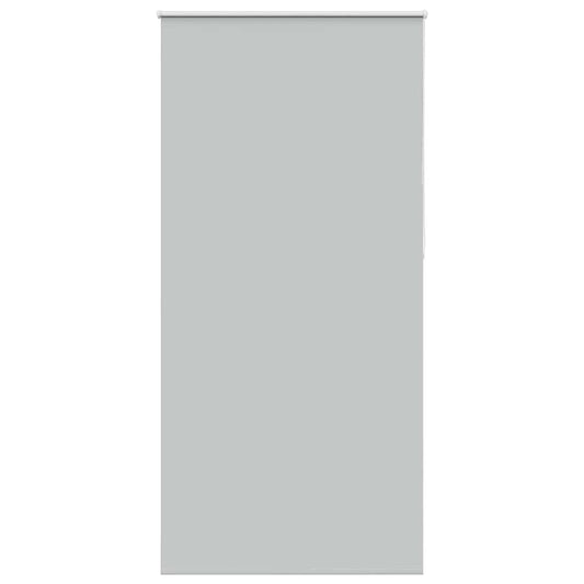 Roller Blind Blackout Light Grey 100x230 cm Fabric Width 95.7 cm Polyester