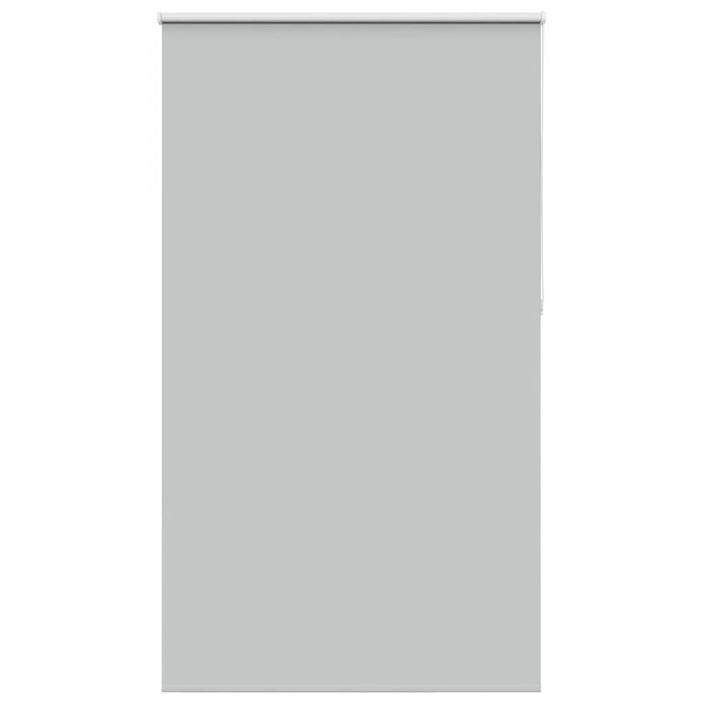 Roller Blind Blackout Light Grey 140x230 cm Fabric Width 136.6 cm Polyester
