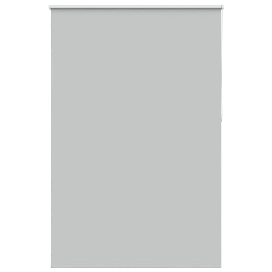 Roller Blind Blackout Light Grey 150x230 cm Fabric Width 146.6 cm Polyester