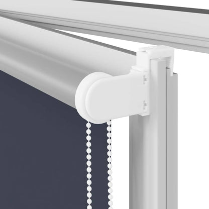 Roller Blind Blackout Marine 135x130 cm Fabric Width 131.6 cm Polyester
