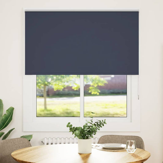 Roller Blind Blackout Marine 140x130 cm Fabric Width 136.6 cm Polyester