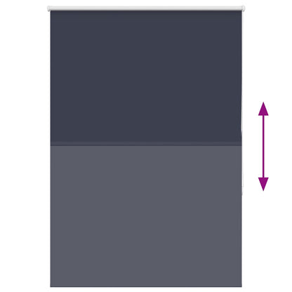 Roller Blind Blackout Marine 90x150 cm Fabric Width 85.7 cm Polyester