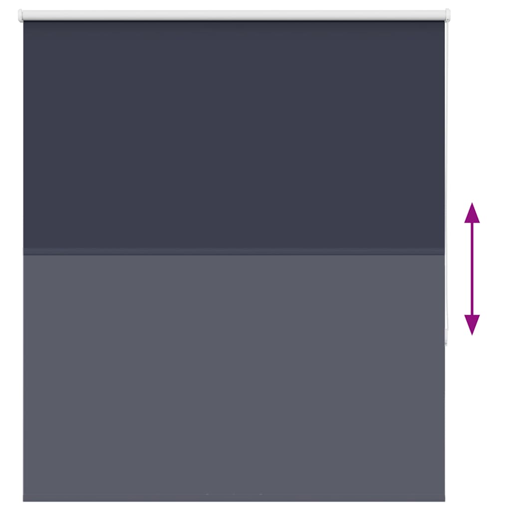 Roller Blind Blackout Marine 120x150 cm Fabric Width 116.6 cm Polyester