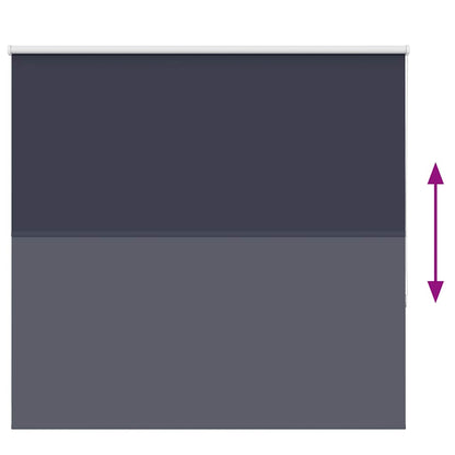 Roller Blind Blackout Marine 150x150 cm Fabric Width 146.6 cm Polyester