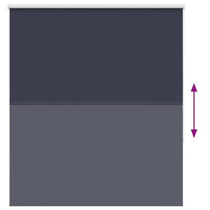 Roller Blind Blackout Marine 130x175 cm Fabric Width 126.6 cm Polyester