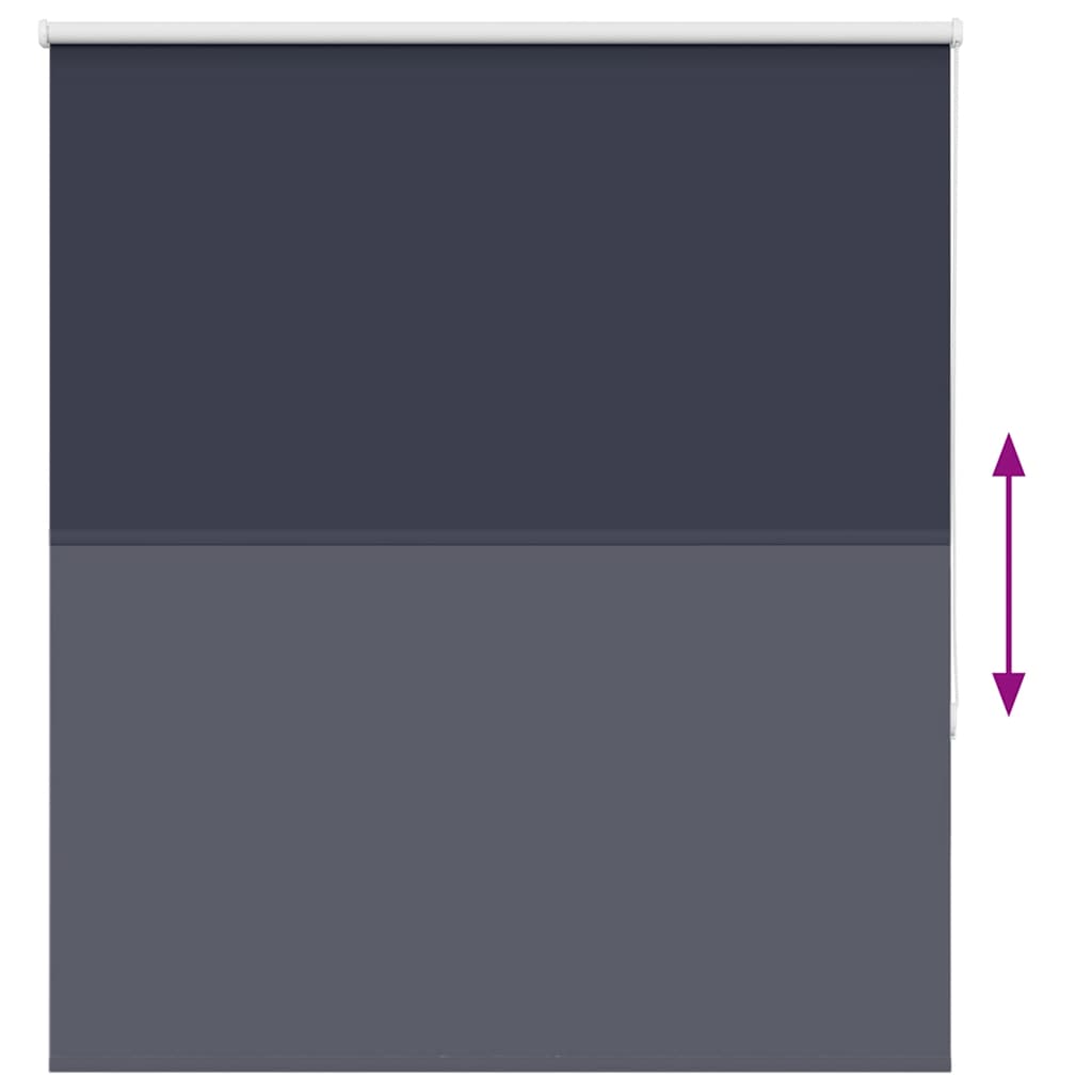 Roller Blind Blackout Marine 135x175 cm Fabric Width 131.6 cm Polyester