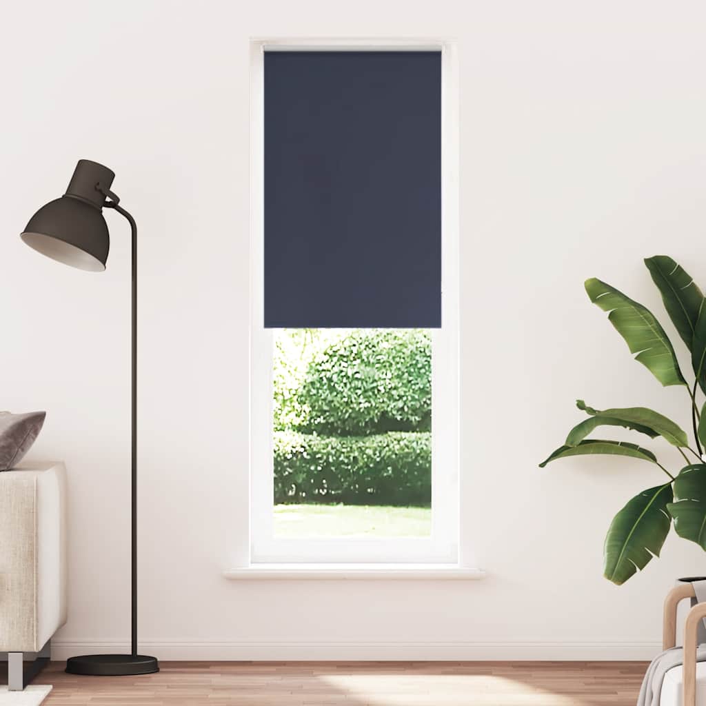 Roller Blind Blackout Marine 70x210 cm Fabric Width 65.7 cm Polyester