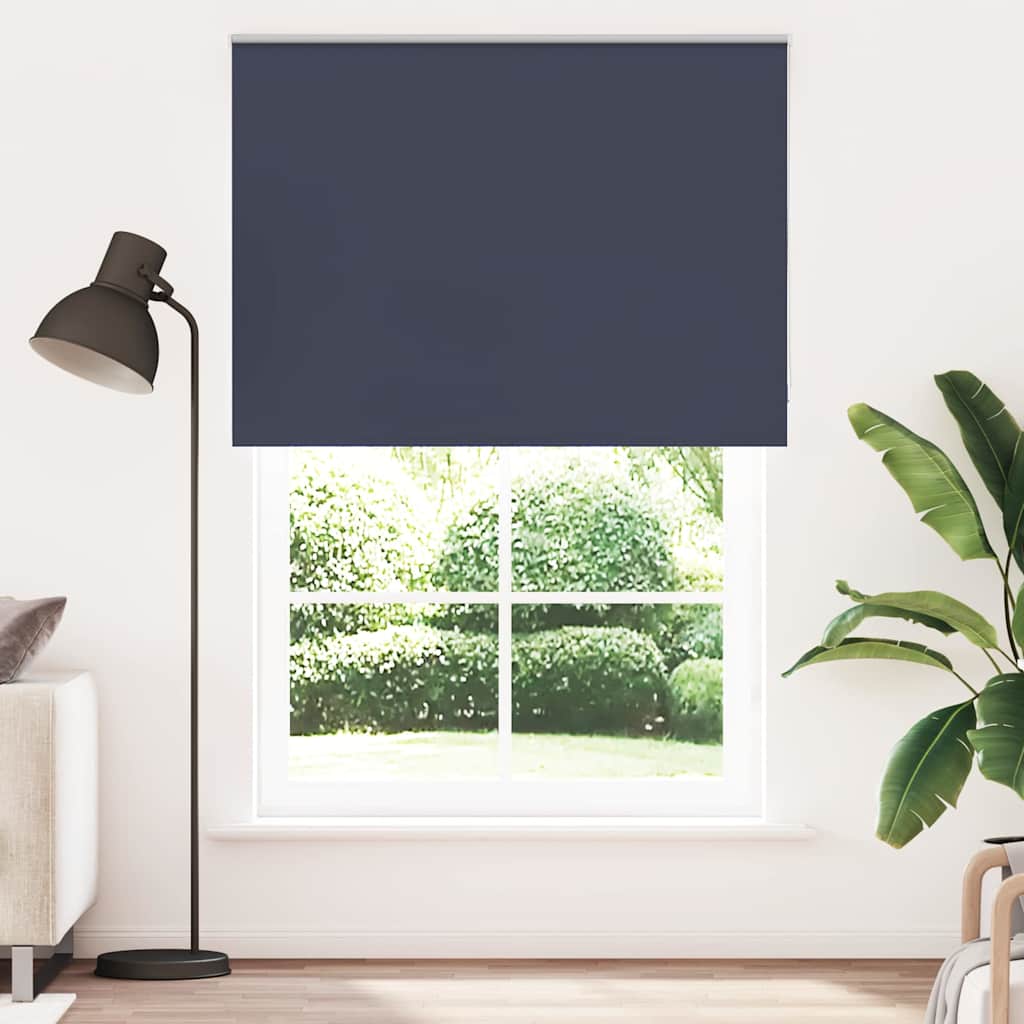Roller Blind Blackout Marine 160x230 cm Fabric Width 156.6 cm Polyester