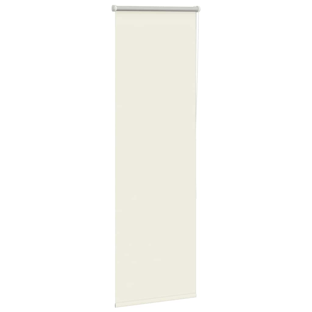 Roller Blind Blackout Off White 55x130 cm Fabric Width 50.7 cm