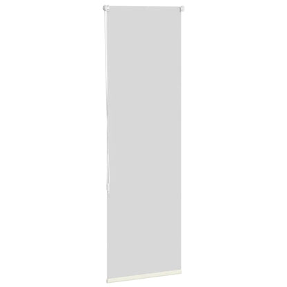 Roller Blind Blackout Off White 55x130 cm Fabric Width 50.7 cm