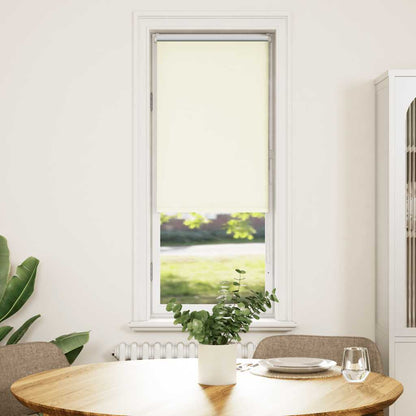 Roller Blind Blackout Off White 55x130 cm Fabric Width 50.7 cm