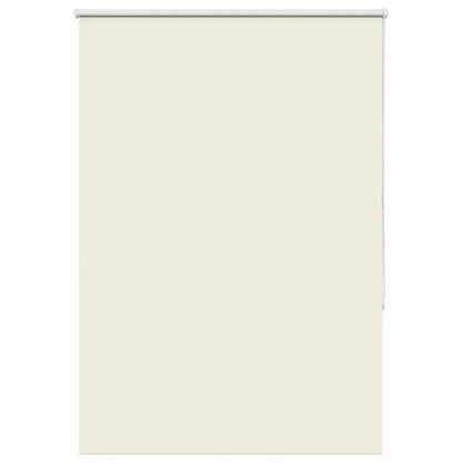 Roller Blind Blackout Off White 100x130 cm Fabric Width 95.7 cm Polyester