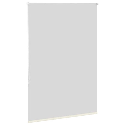Roller Blind Blackout Off White 100x130 cm Fabric Width 95.7 cm Polyester